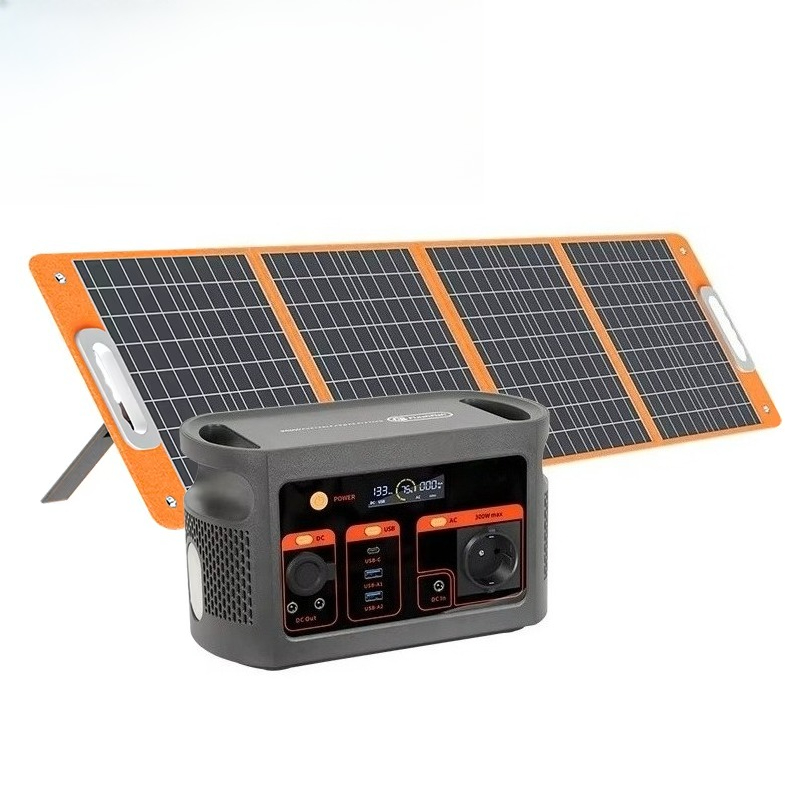 Solar Generator - 300W reiner Sinuswellen-Solargenerator mit LiFePO4-Akku für