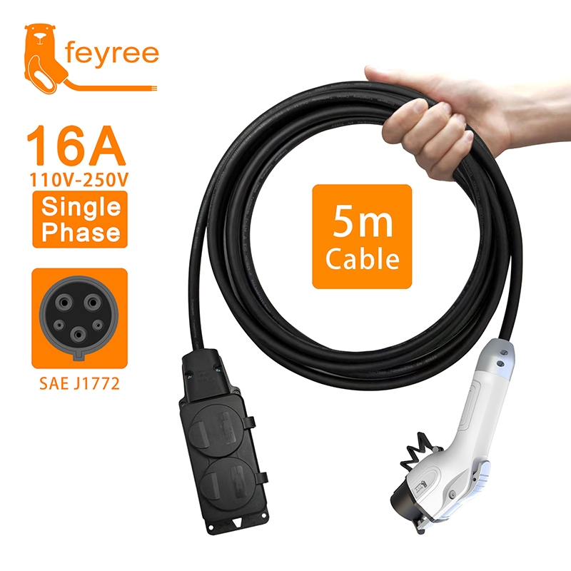 Outdoor Power Station - Feyree Typ1 16A Ladekabel mit EU-Stecker