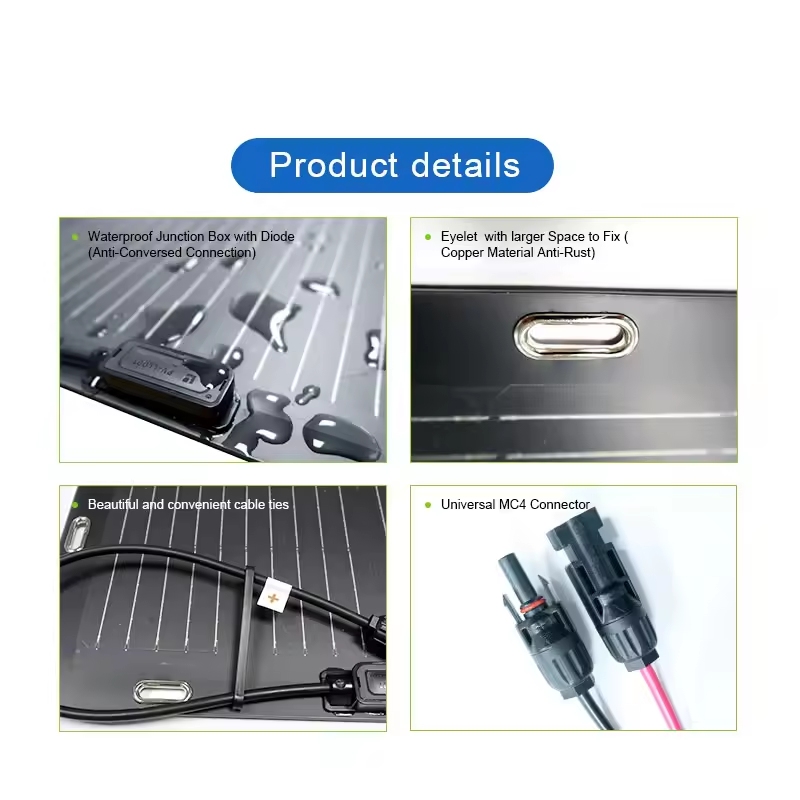 Hochwertige, leichte, monokris – Solar Panel 200W Bewertung und Preis