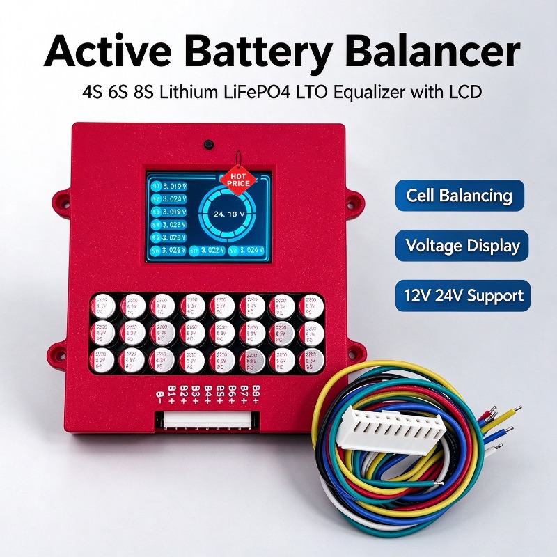 Aktiver Balancer 4S 6S 8S Lith – Lithium Battery 12V Bewertung und Preis