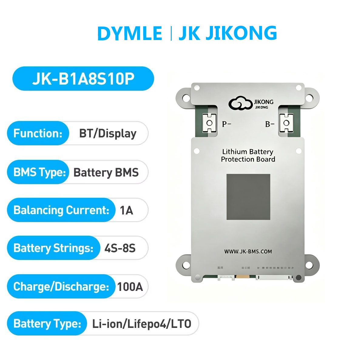 JK JIKONG B1A8S10P Smart Activ – Lithium Battery 12V Bewertung und Preis